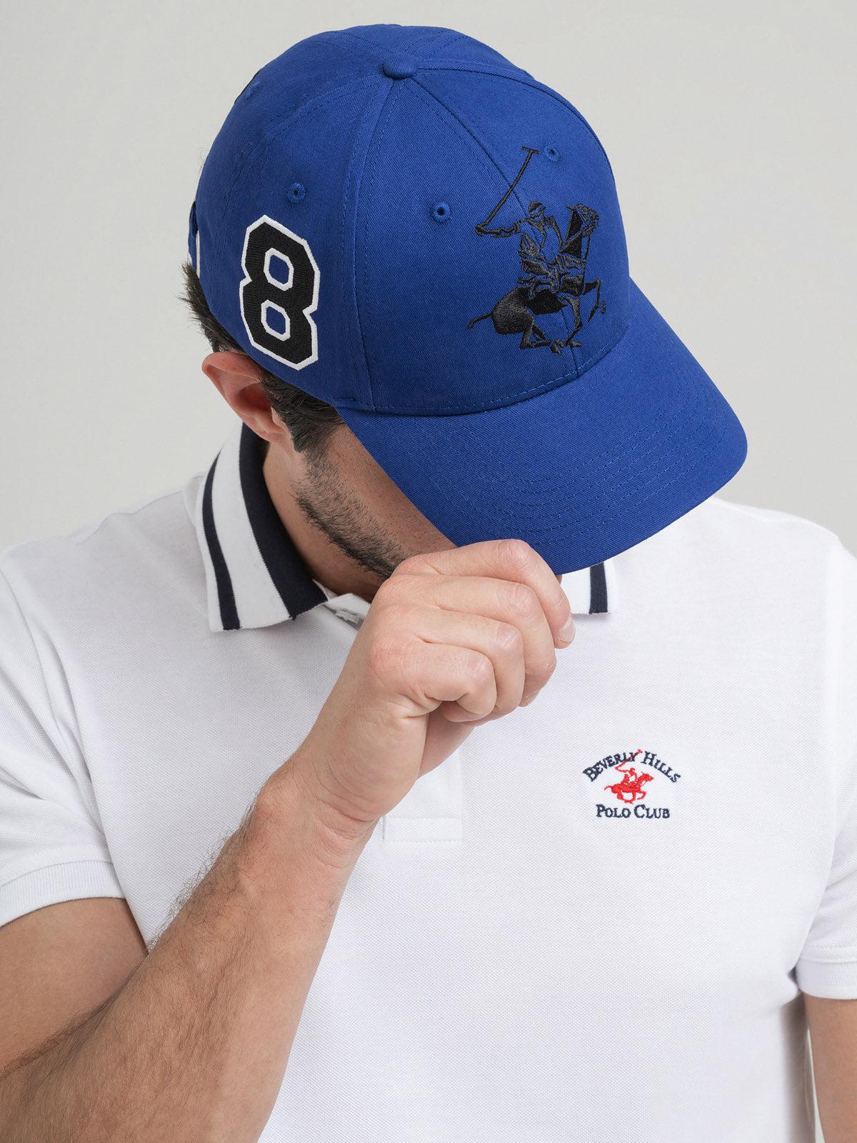 TEAM BASEBALL CAP BALTIC BLUE BEVERLY HILLS POLO CLUB