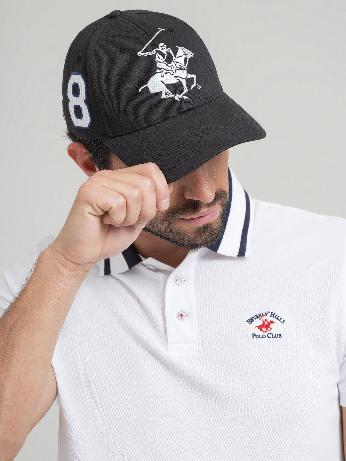 TEAM BASEBALL CAP BLACK BEVERLY HILLS POLO CLUB