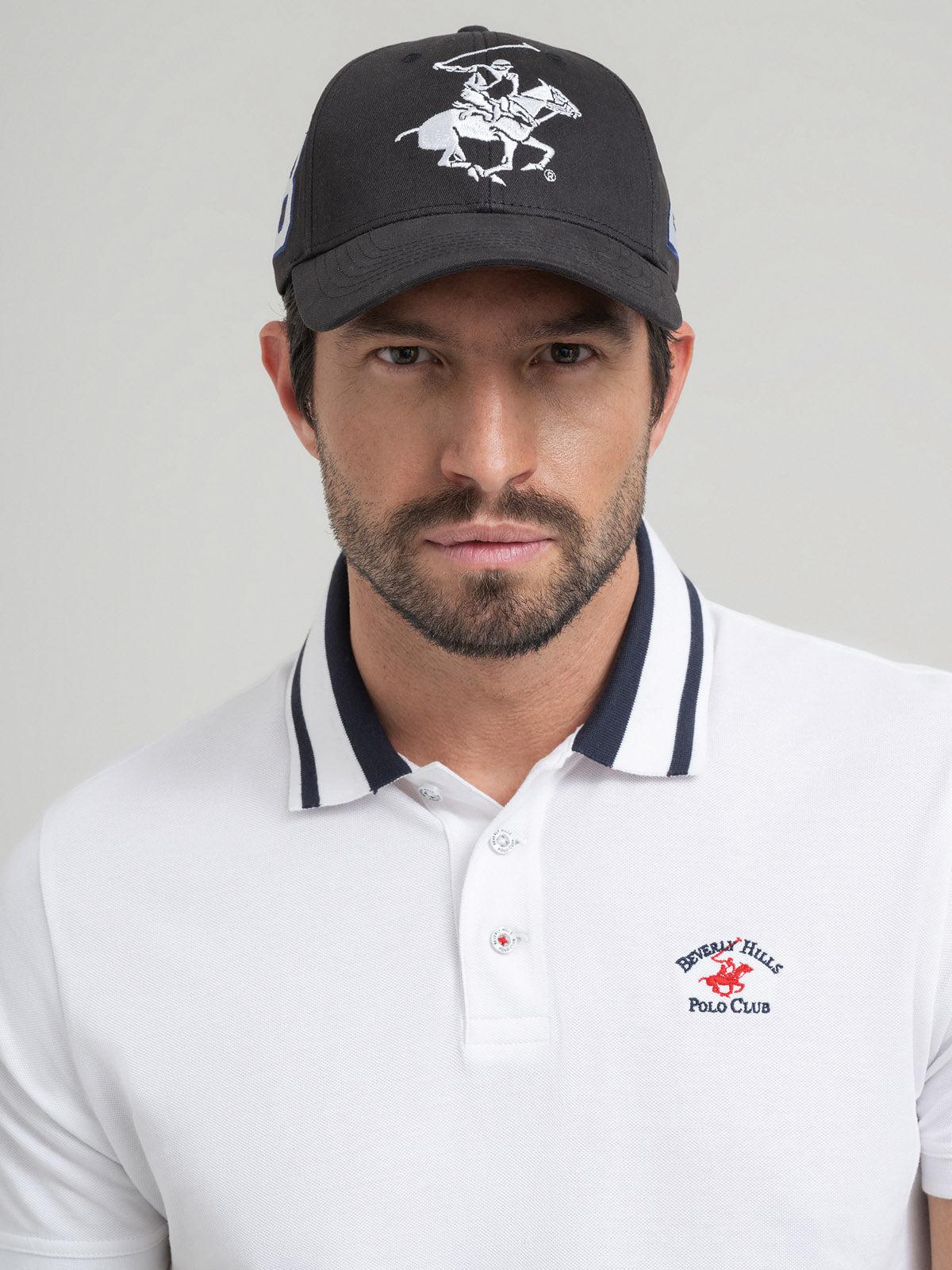 Polo black and white hat online