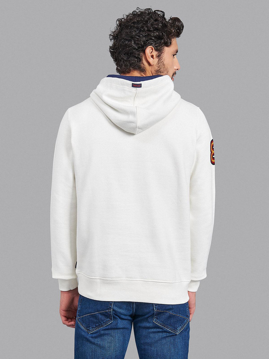 Beverly Hills Polo Club UK-TEAM CREST HOODIE SNOW