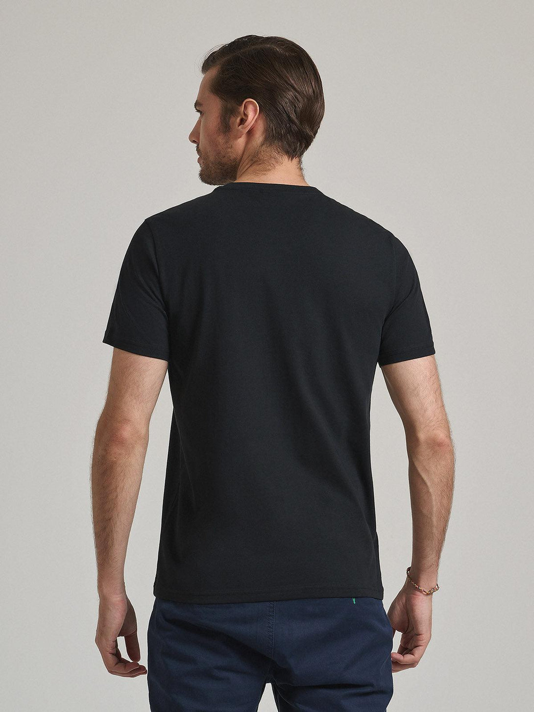 Beverly Hills Polo Club UK-TONAL BLOCK GRAPHIC T-SHIRT BLACK