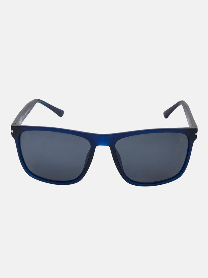 Beverly Hills Polo Club UK-ULTEM WAYFARER POLARISED SUNGLASSES NAVY SOLID SMOKE