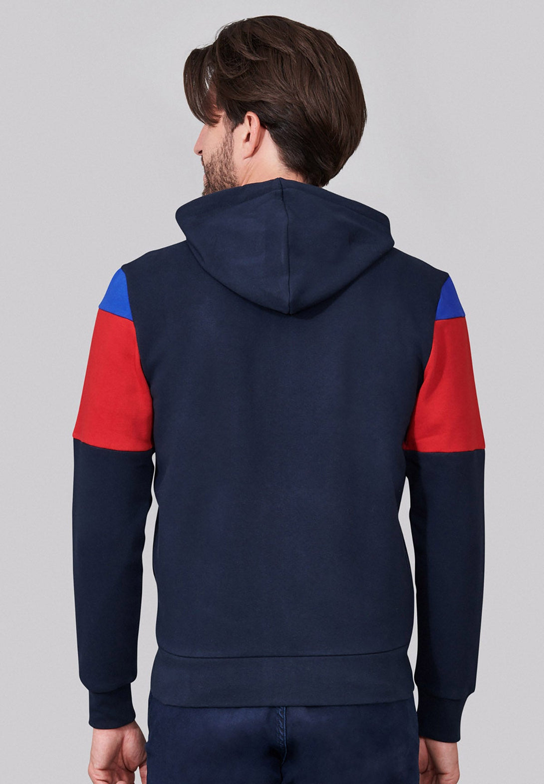 Beverly Hills Polo Club UK-USA-82 ZIP HOODIE NAVY