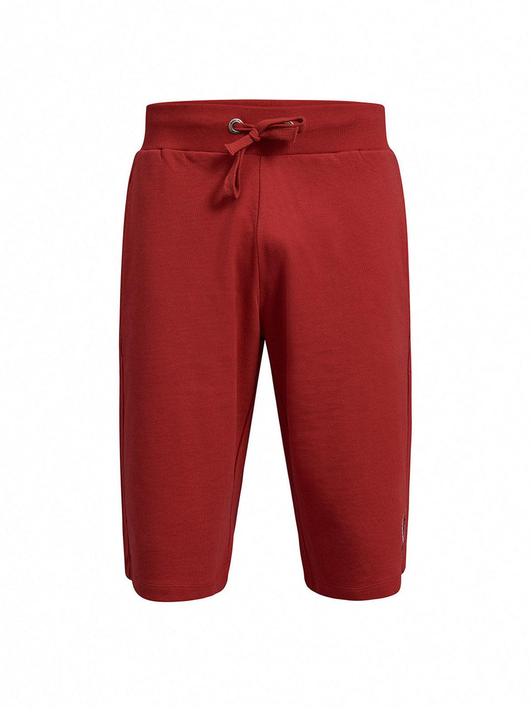 Beverly Hills Polo Club UK-WREATH LOGO FLEECE SHORTS AA RED